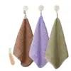 Paño de Limpieza de Felpa de Bambú y Felpa Coral para Cocina, Paño para Lavar Platos del Hogar, Paño para Limpiar Mesas, Paño de Cocina Absorbente, Estropajo al por Mayor