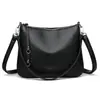 Bolsa Transversal Casual Transfronteiriça para Mulheres, Bolsa de Ombro de Alta Qualidade, Nova Moda Tendência, Bolsa Saco Versátil para o Dia a Dia