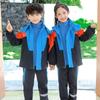 Conjunto de Três Peças de Uniforme de Jardim de Infância Oklong Primavera e Outono Uniforme de Escola Primária Terno de Outono e Inverno Uniforme de Classe Infantil Estilo Campus