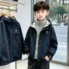 Ropa Infantil Ropa de Invierno para Niños Chaqueta Acolchada 2026 Estilo Nuevo Niños Medianos y Grandes Estilo Otoño e Invierno Chaqueta de Montaña Desmontable Tres en Uno