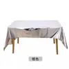 Mantel de película de aluminio color oro rosa y oro nuevo transfronterizo mantel desechable 100*270 suministros para fiestas mantel multicolor