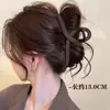 Presilha de Garra Fosca Cor de Café para Mulheres, Novo Modelo 2025, Presilha Grande para Cabelo Espesso, Acessório de Cabelo Tipo Pinça Tubarão