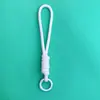 Nuevo Estilo Pulsera Trenzada Anudada para Teléfono Llavero Corto Anti-Pérdida Correa de Muñeca para Taza de Agua Accesorios Versátiles de Dopamina Venta al por Mayor
