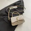 Bolso cuadrado pequeño de lujo ligero estilo coreano transfronterizo para mujer, nuevo bolso de hombro de mariposa invierno 2025, bolso cruzado de alta gama