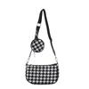Bolso de mujer con cambio de pata de gallo, primavera y verano 2022, bandolera ancha de moda coreana, bandolera fresca para debajo del brazo