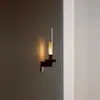 [Transfronterizo] Vela Recargable Inalámbrica Decorativa Vintage Minimalista de Ambiente Lámpara de Pared Retro Vintage Lámpara de Mesita de Noche Nórdica