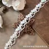 Em estoque Novo Lolita Bordado Solúvel Em Água Lace Leite Seda Único Lado Flor Onda Lace Lace Código De Barras