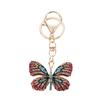 Mariposa de Ensueño Piedra Preciosa Diosa Mariposa Insecto Hermoso de Colores Mariposa de Cristal Colgante para Bolso Llavero Regalo Exquisito