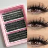 Pestañas postizas transfronterizas para mujeres europeas, americanas, asiáticas y mestizas con maquillaje atrevido, pestañas exclusivas que son deslumbrantes a primera vista, más vendidas en Amazon, DIY