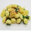 Brotecitos de Té de Rosa Pequeños, Decoraciones de Pared de Flores para Bodas, Cortina de Cuentas DIY Cabezas de Flores Artificiales