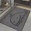 Alfombrilla de baño, alfombrilla absorbente de agua y de secado rápido para la entrada del baño o el inodoro
