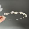 Pian Ya Mariposa Retro Francés Metalico Aro Fino para el Cabello Sentido de Alta Gama Pequeña Hada Diadema Elegante Exquisitos Accesorios para el Cabello de Industria Pesada