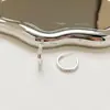 Pendientes de Tachuela de Hielo Triturado con Textura Irregular para Mujer Diseño Simple de Nicho Lujo Ligero Exquisitos Versátiles Pendientes Joyería para el Trabajo