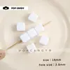 Accesorios Acrílicos Hechos a Mano Coloridos Cuentas Cuadradas Grandes Color Sólido Lindos Decoración para Zapatos y Sombreros Accesorios para Cuentas Cuentas Sueltas Cuentas Hechas a Mano