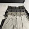 Guangzhou Thirteen Rows SUM*2026 Calças Casuais de Trabalho Estilo Artístico Retrô Outono para Mulheres