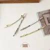 Horquilla de Aleación Texturizada Cepillada de Nicho para el Cabello Pinza de Resorte Accesorios para el Cabello Versátil Simple de Verano para la Parte Posterior de la Cabeza Cola de Caballo