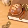 Colgante Tallado con Forma de Calabaza de Sándalo Morado, Adorno de Mano Tallado en Sándalo Verde, Llavero Creativo de Paz y Prosperidad, Accesorio para Bolso