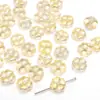 Flor de Cerezo de Cristal Trébol de Cuatro Hojas DIY Hecho a Mano Autodiseñado Accesorios de Cuentas Cuentas Pendientes Pasador Accesorios para Cordón Material