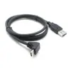Cabo de Dados USB 3.0 A Macho para Type-C Macho 90 Graus Personalizado Cabo de Carregamento em Ângulo Cabo de Extensão