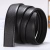 Cinto de Chumbo Couro masculino camada superior couro 3,5 cm3,0 processamento de inventário litchi padrão cintura automática sem fivela