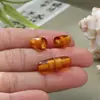 Ámbar Cera de Abeja Amarillo Pollo Hebilla de Collar Polvo Presión Hebilla de Pulsera Tensor Conector Accesorios de Joyería Marfil Venta al por Mayor
