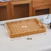 Cesta de fruta tejida de imitación de ratán tejida a mano cesta de almacenamiento de snacks para supermercado marco para frutas y verduras cesta de pan bandeja rectangular
