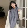 Bufanda Versátil del Fabricante para Mujer, Bufanda de Lana Tejida para Otoño e Invierno, Color Sólido, Protector de Cuello Cálido, Protección contra el Frío Normcore, Estilo Normcore