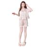 Moda Nueva 2026 Jacquard de Mariposa 950 Manga Corta Conjunto de Pijama Corto Casual de Verano Estilo Coreano para Mujer