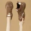 Zapatillas de entrenamiento alemanas de moda en TikTok para mujer, nuevas zapatillas de entrenamiento alemanas retro de moda de otoño, zapatos deportivos y casuales de suela gruesa que aumentan la altura