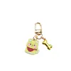 Llavero Creativo Estilo Japonés Pez Gato Hueso de Cachorro Accesorios de Aleación con Goteo de Aceite Colgante Decorativo de Bolsa de Dibujos Animados Lindo