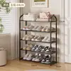 Estante de Almacenamiento de Zapatos de Múltiples Niveles para Entrada del Hogar, Zapatero Ahorrador de Espacio para Dormitorio de Estudiantes, Tejido de Ratán Modelo Nuevo 2026, Entrada Sencilla