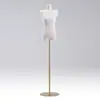 Mannequin feminino de meio corpo para loja de roupas coreana, adereços de vitrine, ombro em ângulo reto, ombro reto, manequim de busto pequeno, suporte de exibição