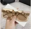 Nuevas Gafas de Sol de Moda Europeas y Americanas de Marco Grande, Personalidad Tendencia para Mujeres, Versátil Estilo Callejero, Alto Valor, Lujo Ligero
