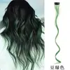 Extensiones de Cabello Coloridas de Ola Grande, Mechas Rizadas Teñidas Colgantes de Oreja, Piezas de Cabello Falso al por Mayor