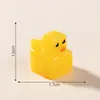 Paisagem miniatura transfronteiriça, grade de pixels que brilha no escuro, pequenas figuras de patinhos amarelos, acessórios decorativos fofos para DIY, mini enfeites