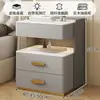 2026 Mesa de noche inteligente para dormitorio, hogar, carga inalámbrica, cerradura de huellas dactilares, gabinete de noche con almacenamiento, cerradura de contraseña