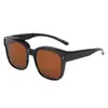 Nuevo Set de Gafas Plegables Tr para Miopía de Fabricante para Hombres, Gafas de Sol Polarizadas Portátiles para Mujeres, Gafas de Sol Cuadradas con Protección Anti-UV