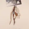 2026 Novo Modelo Chaveiro de Pônei Aveludado Pingente de Bolsa Moda Versátil Pônei Bolsa Pu Acessório Pingente Atacado