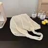 Bolso de Hombro Cruzado de Gran Capacidad Tejido para Debajo del Brazo Nuevo Verano Playa Tailandia Sanya Vacaciones Bolso de Playa