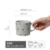 Colección de Tazas de Cerámica de Color Caramelo Simple Multiestilo Taza de Oreja Grande Hogar Imprimible LOGO Grabado