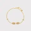 Elegante Moda Retrô Exquisito Versátil Micro-Incrustado Zircônia Flor de Íris Pulseira Luxo Leve Joias de Alto Padrão para Mulheres