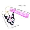 Llavero Kulomi Japonés y Coreano Dibujo Animado Pegamento Suave Colgante Pequeño Joyería Linda Venta al por Mayor Llavero Sanrio Pareja
