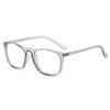 Óculos Jamie 17006m Modernos Sem Receita, Populares entre Homens e Mulheres, Adequados para Lentes de Grau, Armação Quadrada para Negócios, Luz Anti-Azul