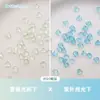 50 Mini Decoraciones para Uñas en Forma de Corazón Transparente, Pequeños Corazones de Melocotón Coloridos de Resina, Accesorios 3D para Uñas, Venta al por Mayor Mixta