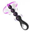 Xia Zuo Bolas Anales Vibración Fuerte Rotación Silenciosa Anillo de Tracción Manual Vibrador de Próstata Juguete Sexual para Adultos Fabricante