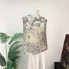 Zhi LiNuevo Top Fresco y Transpirable de Estilo Chino con Sentido del Diseño, Nuevo Modelo de Verano 2026, Chaleco de Estilo Nacional con Cuello Alto para Mujer