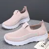 Nuevos Zapatos Casuales de Primavera y Otoño para Mujer, Cómodos, sin Cordones, Antideslizantes, Transpirables, de Suela Plana, Versátiles para Madres de Edad Media y Mayores