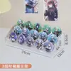 Soporte de Exhibición de Acrílico Caja de Almacenamiento de Escritorio Soporte de Estante Escalonado para Insignias y Tarjetas