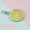 Simulación de frutas y verduras fresa pimienta mirto lichi cebolla llavero pequeño fresco auriculares colgante accesorios para bolsa