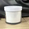 Bote Grueso Transparente de 200ml para Crema de Mascotas con 89 Dientes y Textura Similar al Vidrio, Envase Interior de Doble Capa, Bote de Boca Ancha, Bote Vacío para Mascarilla Capilar al por Mayor